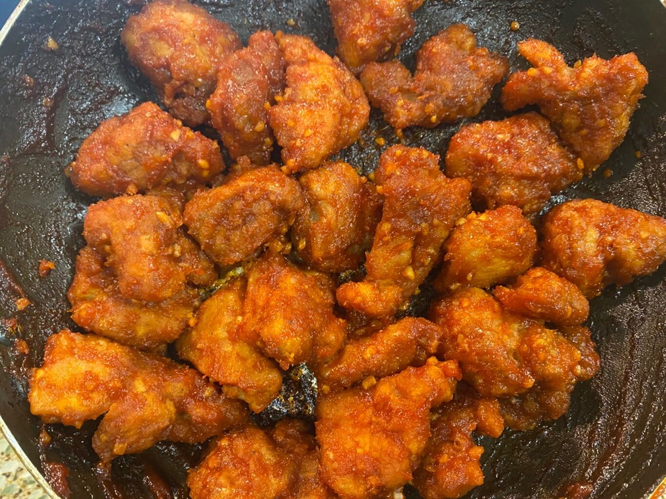 A Tangy Crispy Chicken Dish -- Yangnyeom Chicken