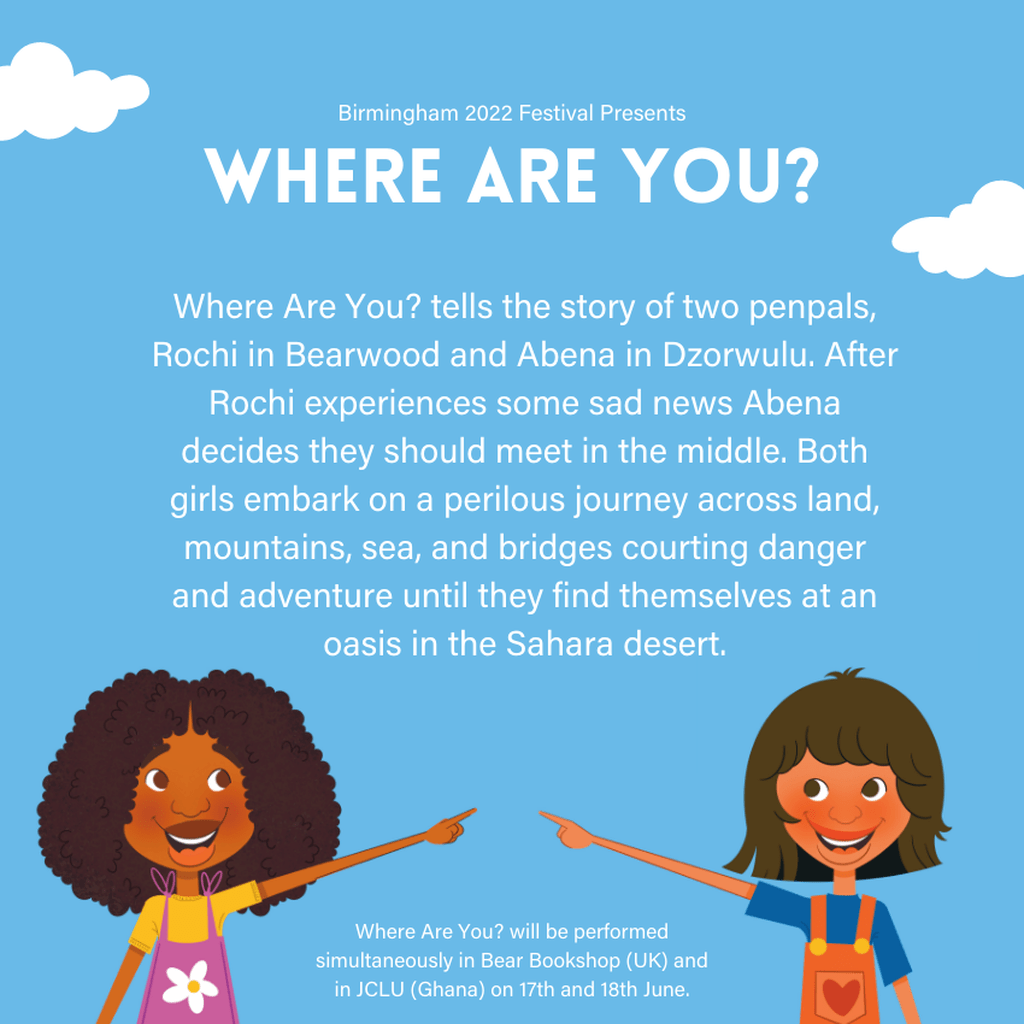 Birmingham 2022 Festival presents Where Are You? : Updates