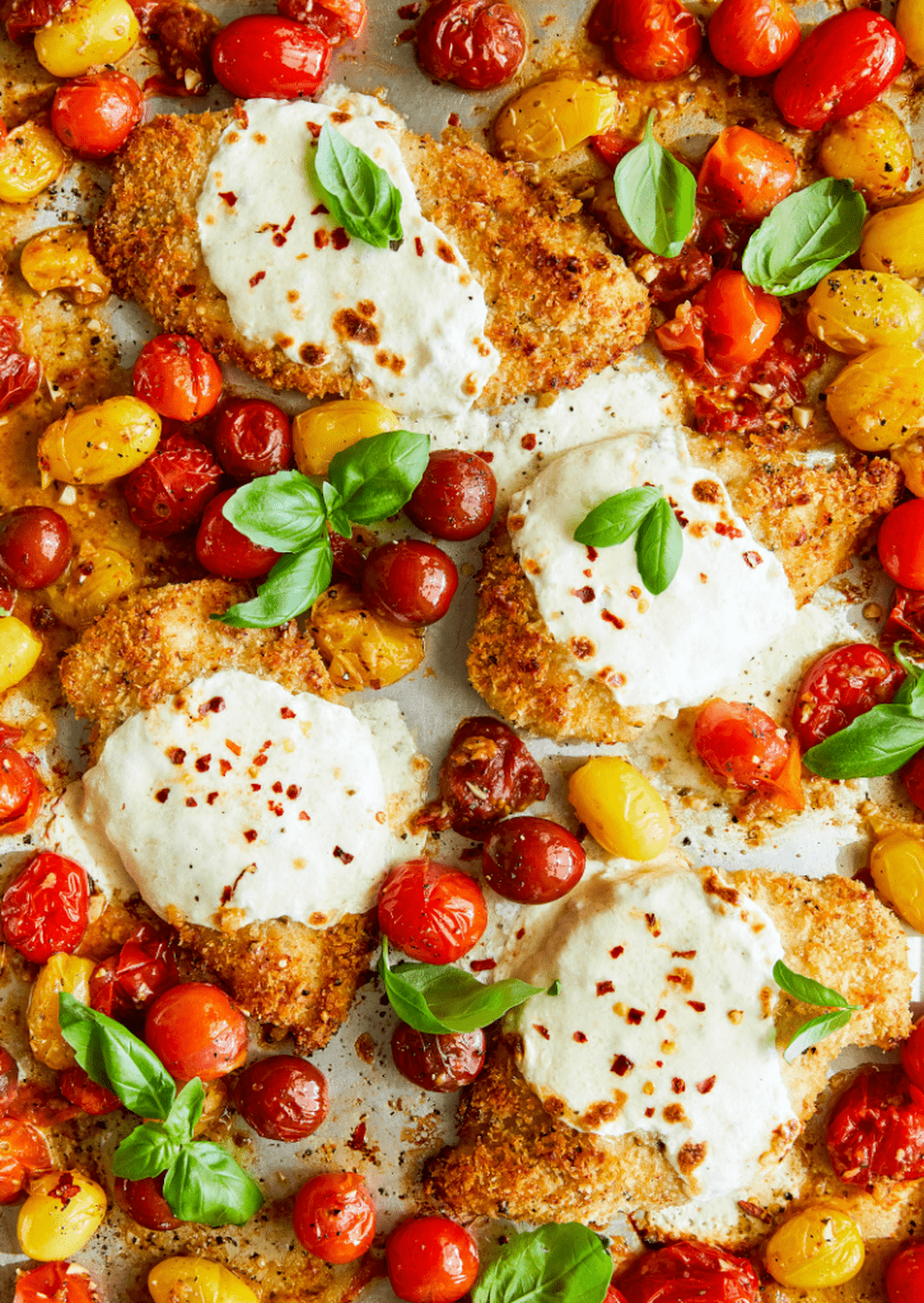Sheet Pan Chicken Parmesan