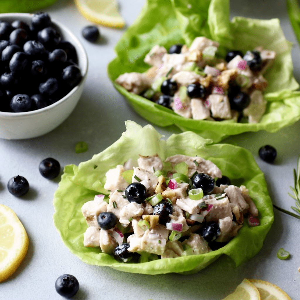 Blueberry Chicken Salad with Rosemary