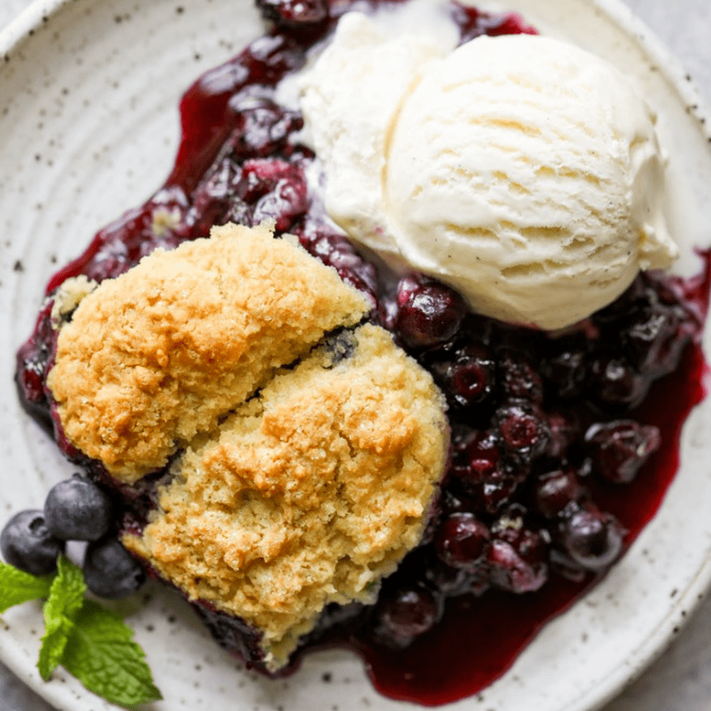 Gluten-Free Blueberry Cobbler