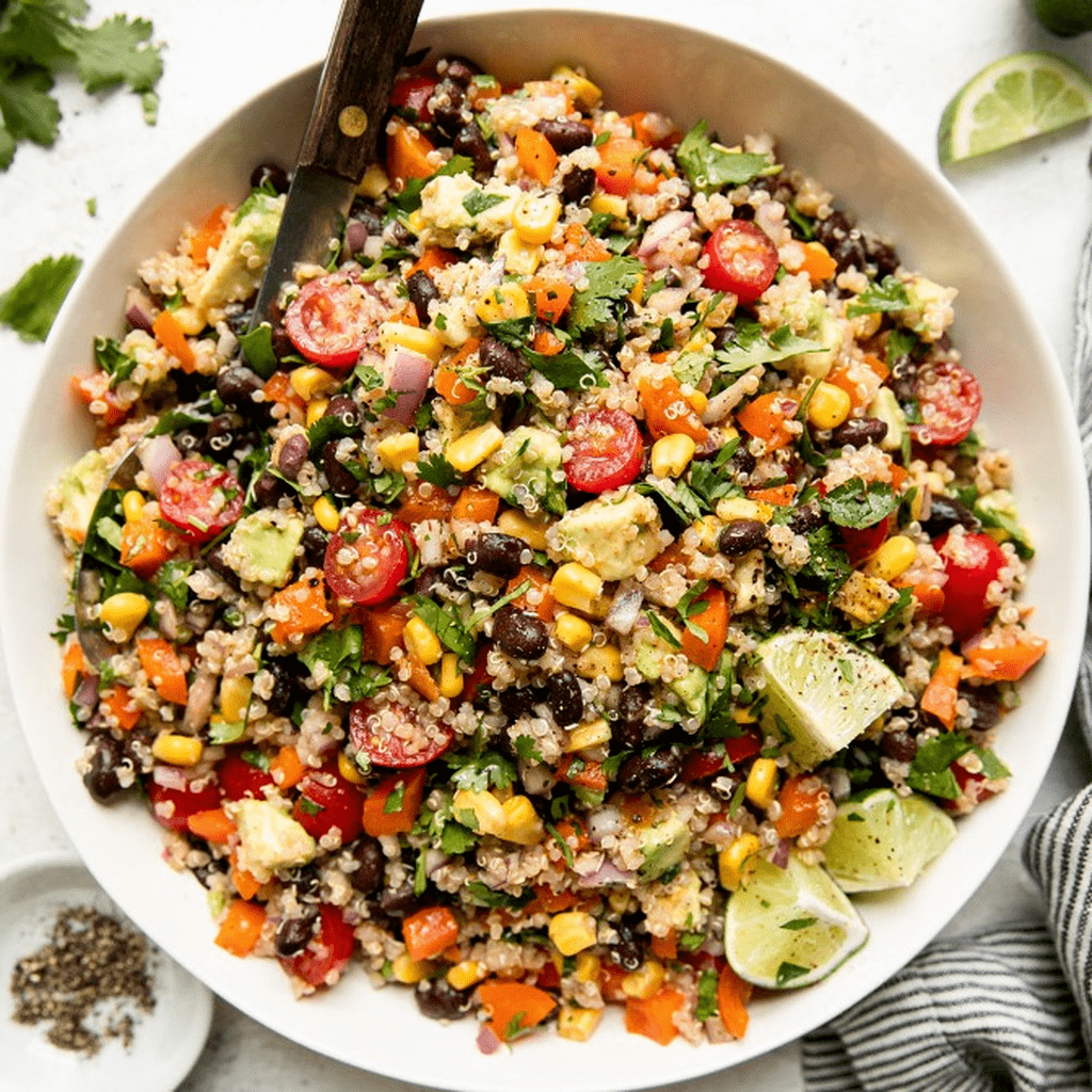 Chili-Lime Quinoa Black Bean Salad