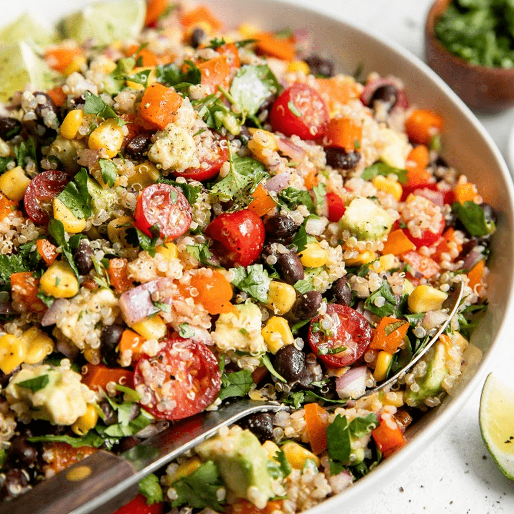 Chili-Lime Quinoa Black Bean Salad
