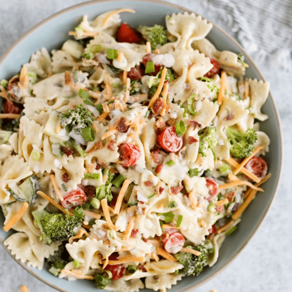Creamy Ranch Pasta Salad