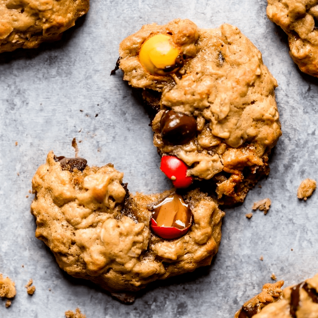 Flourless Monster Cookies