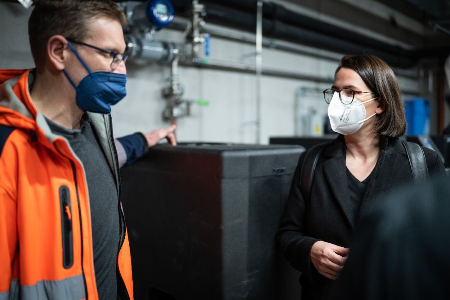 Besuch Wasserstoffprojekt M-Preis