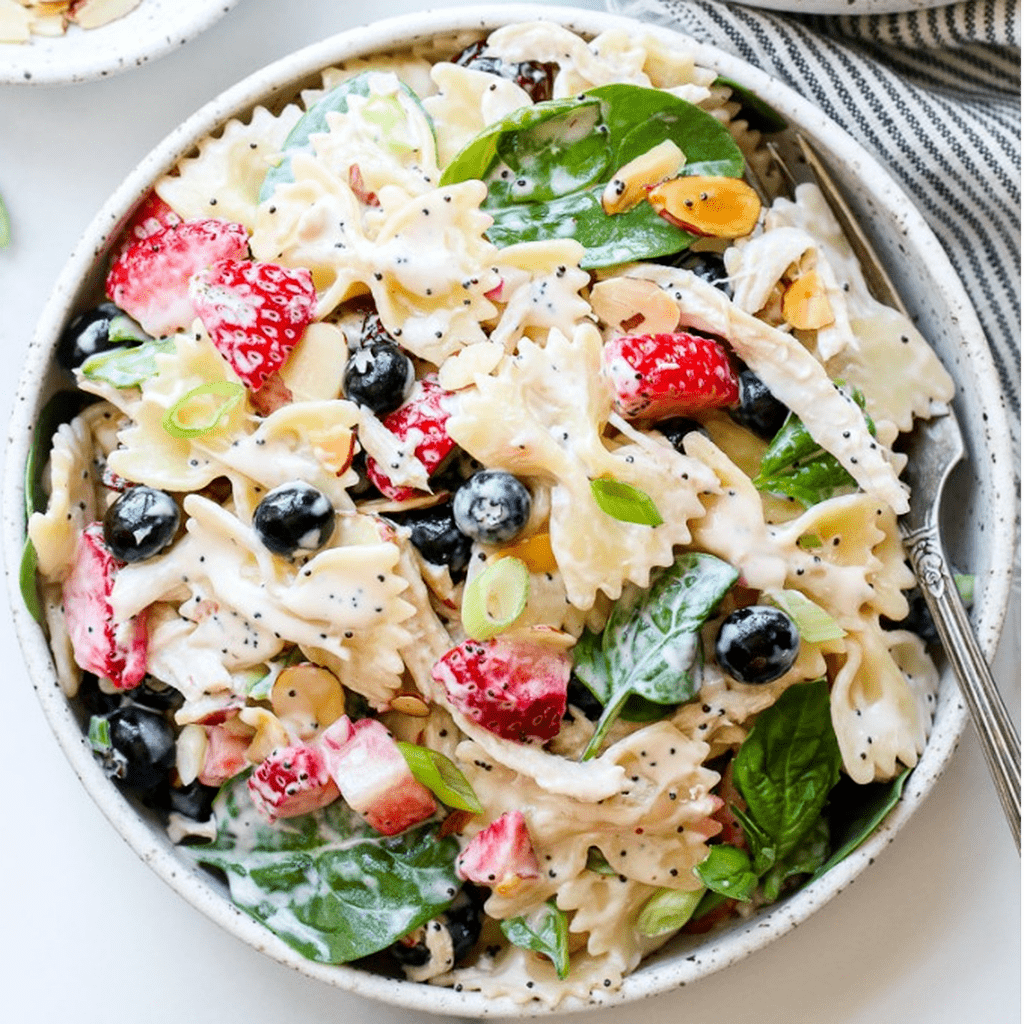 Summer Berry Pasta Salad