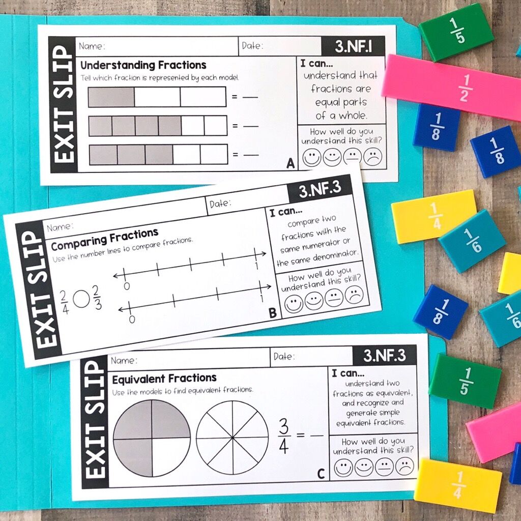 Math Exit Slips (2nd-5th Grade)