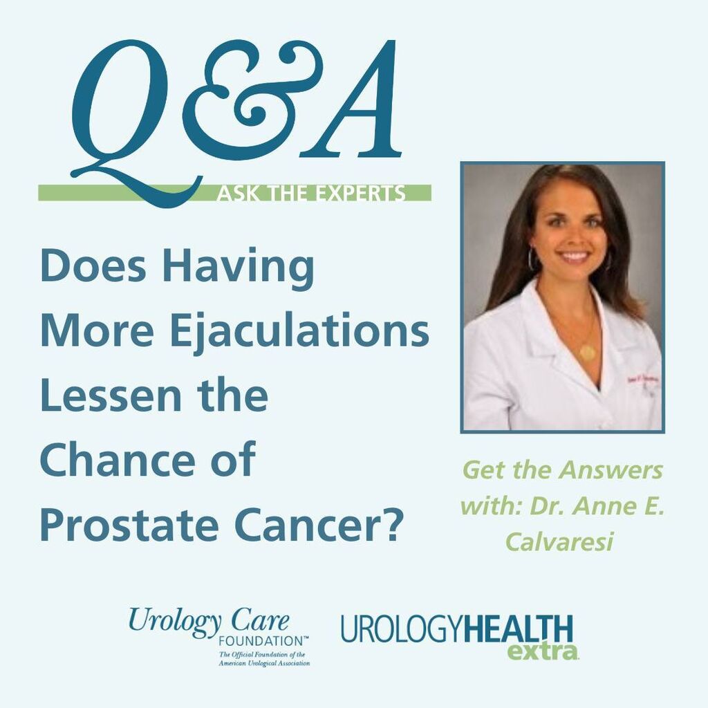 For reasons not fully known, ejaculating more may lower the risk of #ProstateCancer.