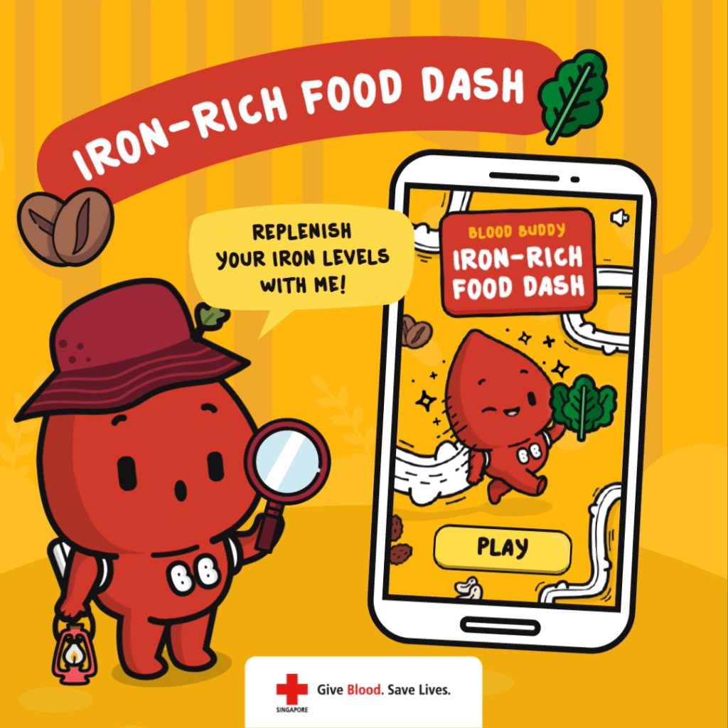 🏋️ Iron-Rich Food Dash!