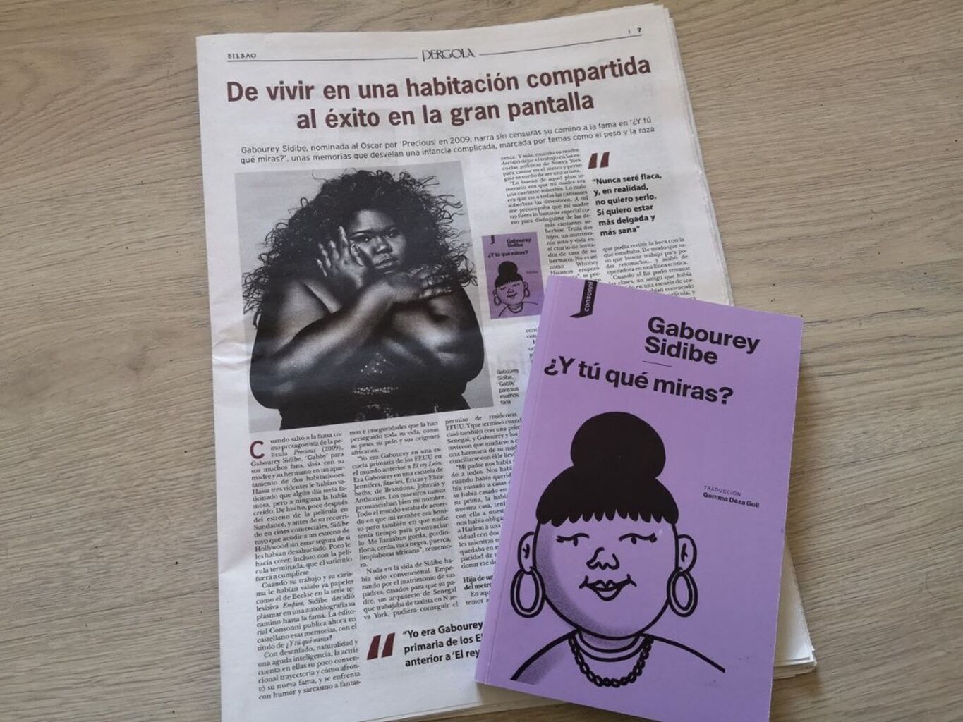 Gabourey Sidibe en &laquo;P&eacute;rgola&raquo; de El periodico de Bilbao