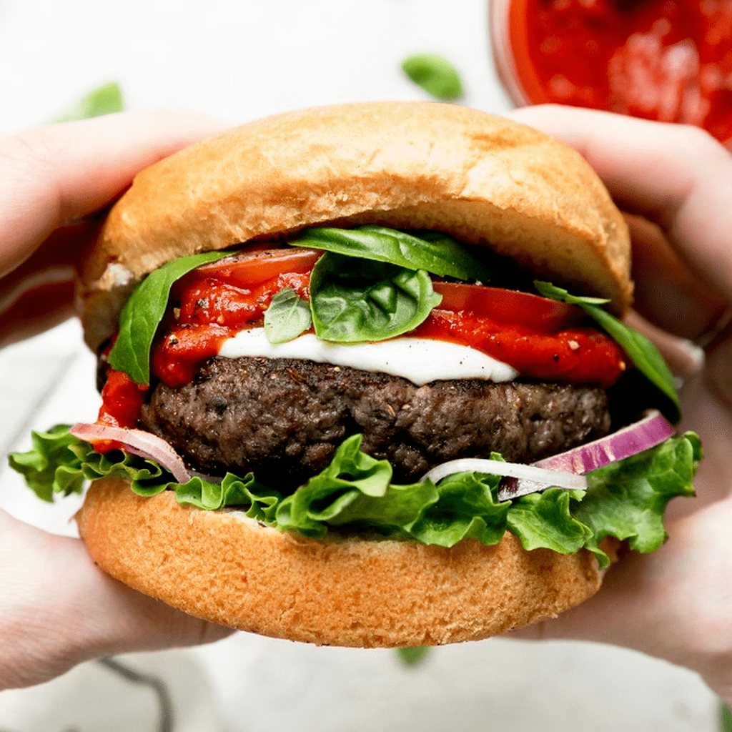 Grilled Pizza Burger