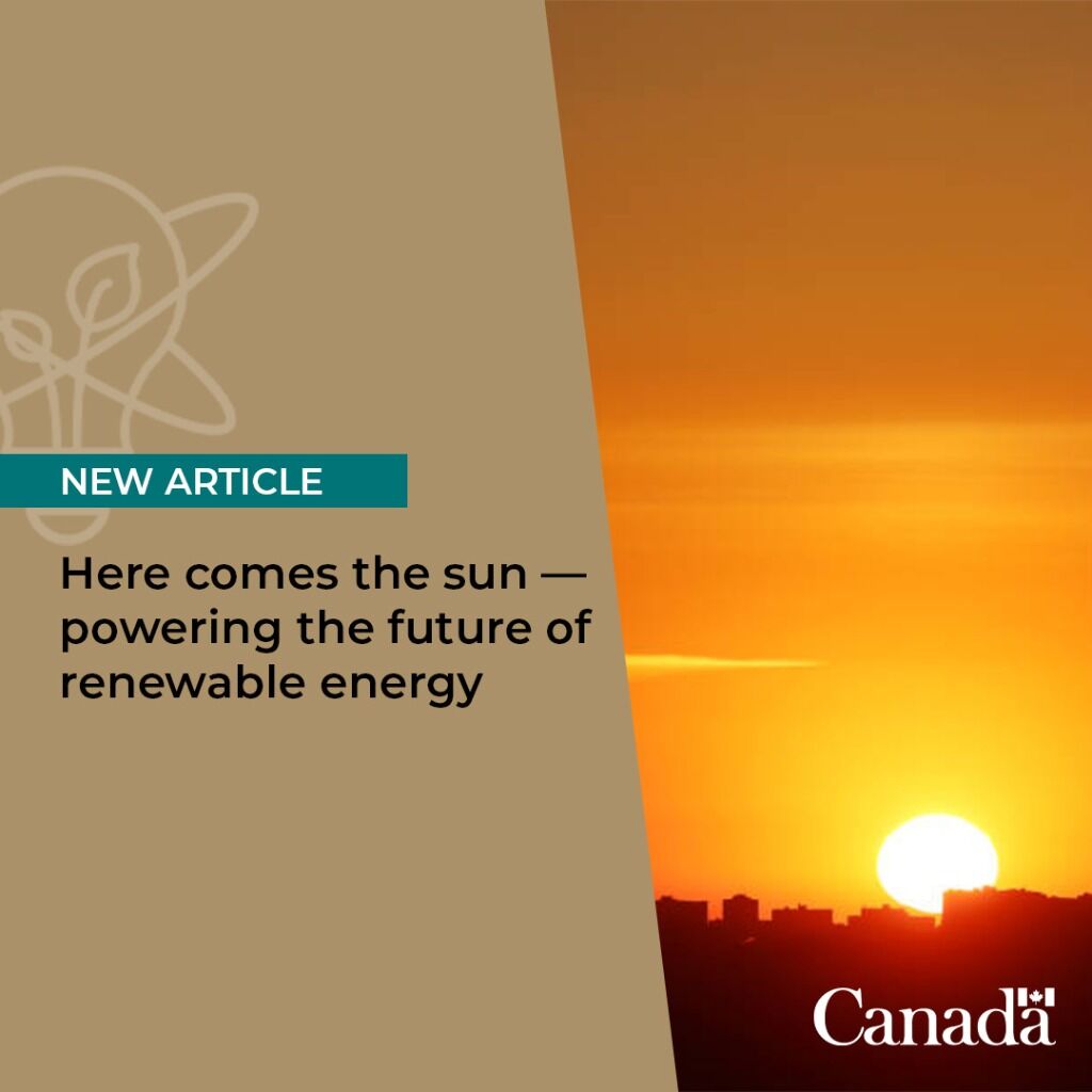 Here comes the sun &mdash; powering the future of renewable energy