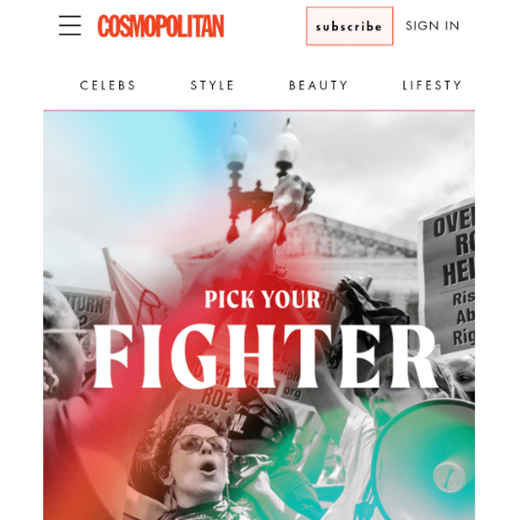 Cosmo - The Next Major Reproductive Freedom Movement Has Begun&mdash;and It&rsquo;s Creating Something Way More Powerful Than Roe