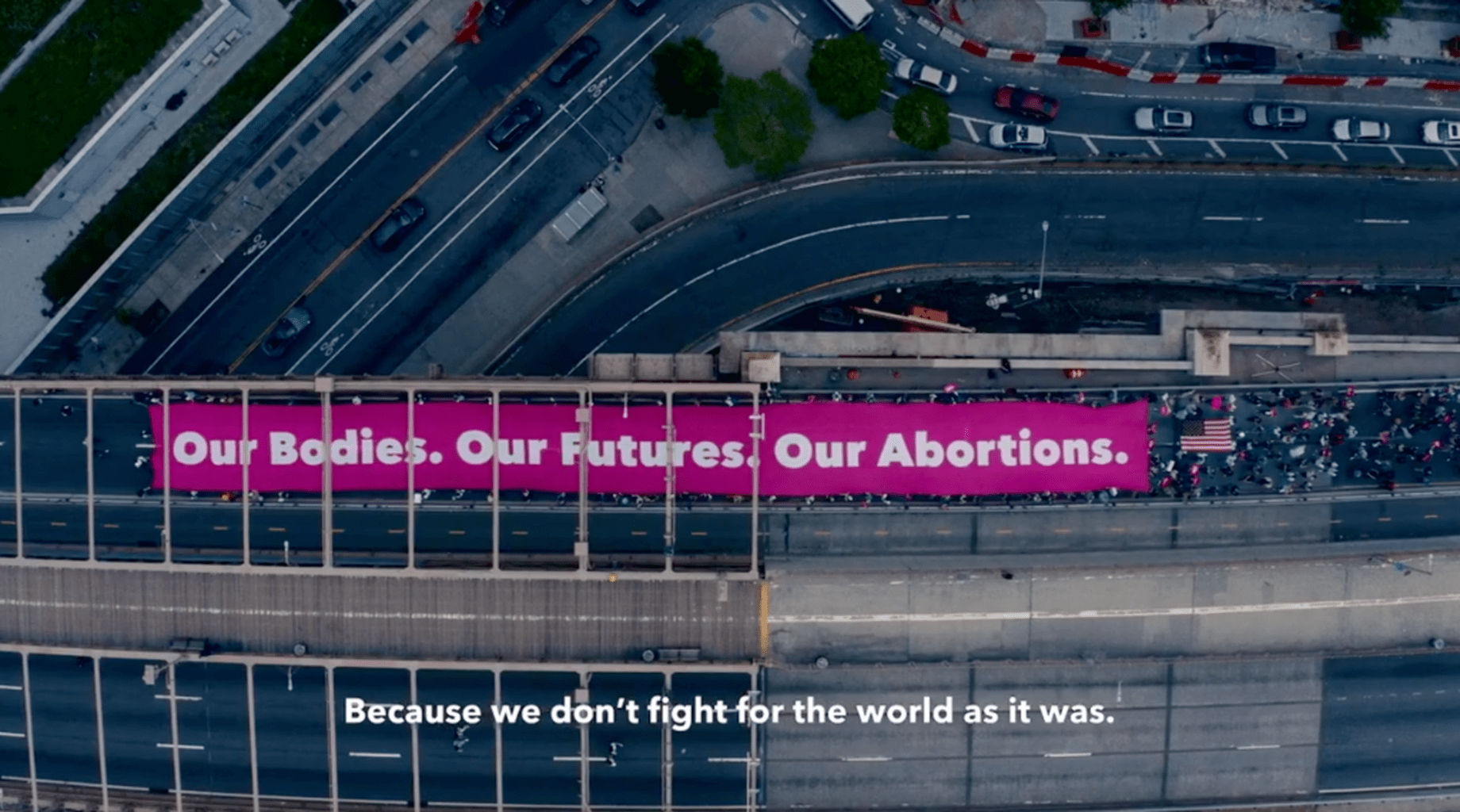 PLANNED PARENTHOOD AD DEPICTS THE DARK STORM OF SCOTUS ROE V. WADE DECISION