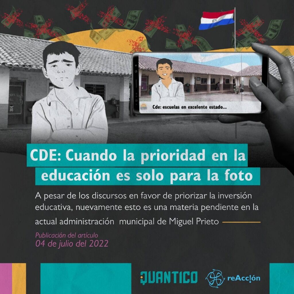 CDE: Cuando la prioridad en educaci&oacute;n es s&oacute;lo para la foto.