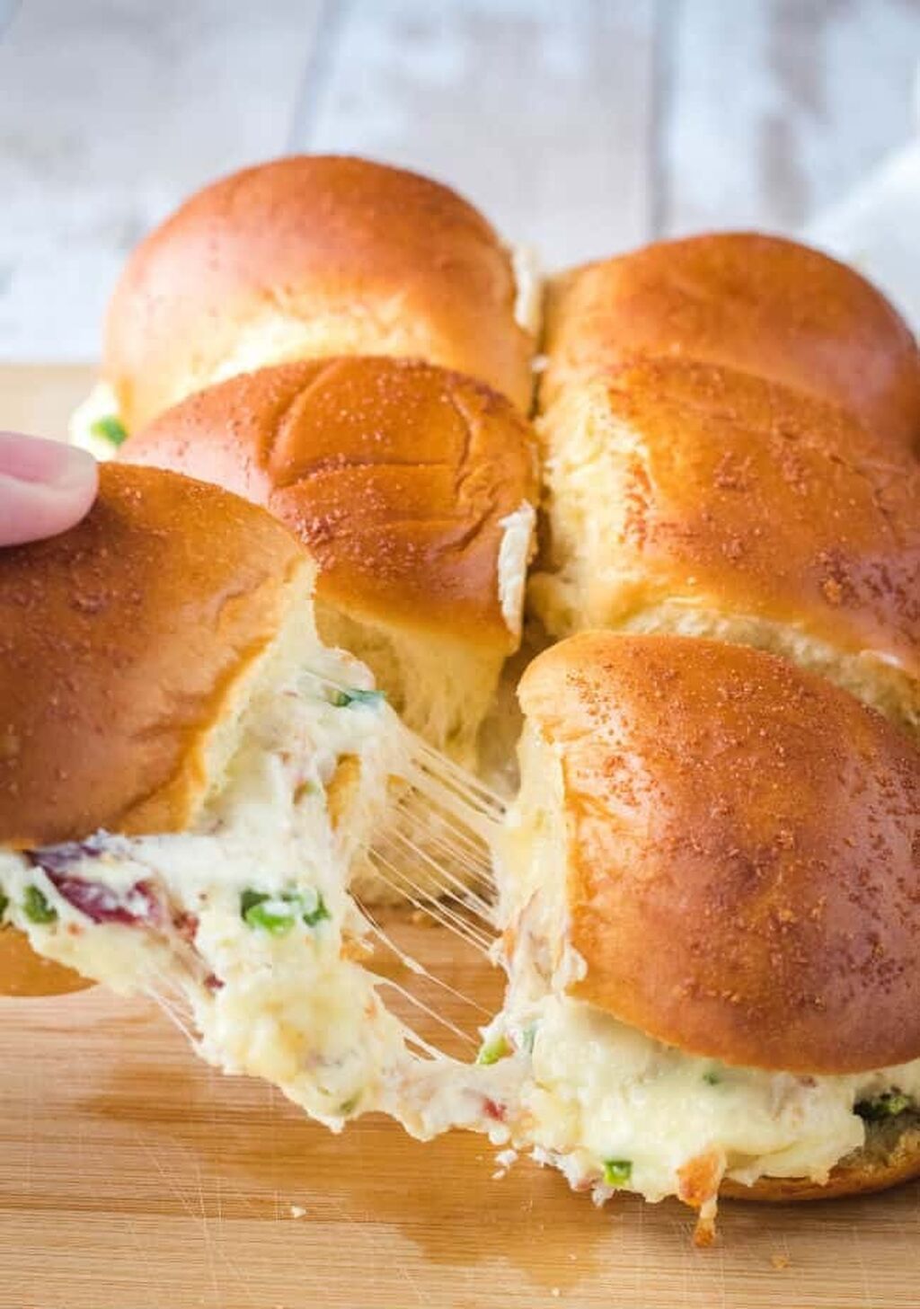 Baked Jalape&ntilde;o Popper Chicken Sliders