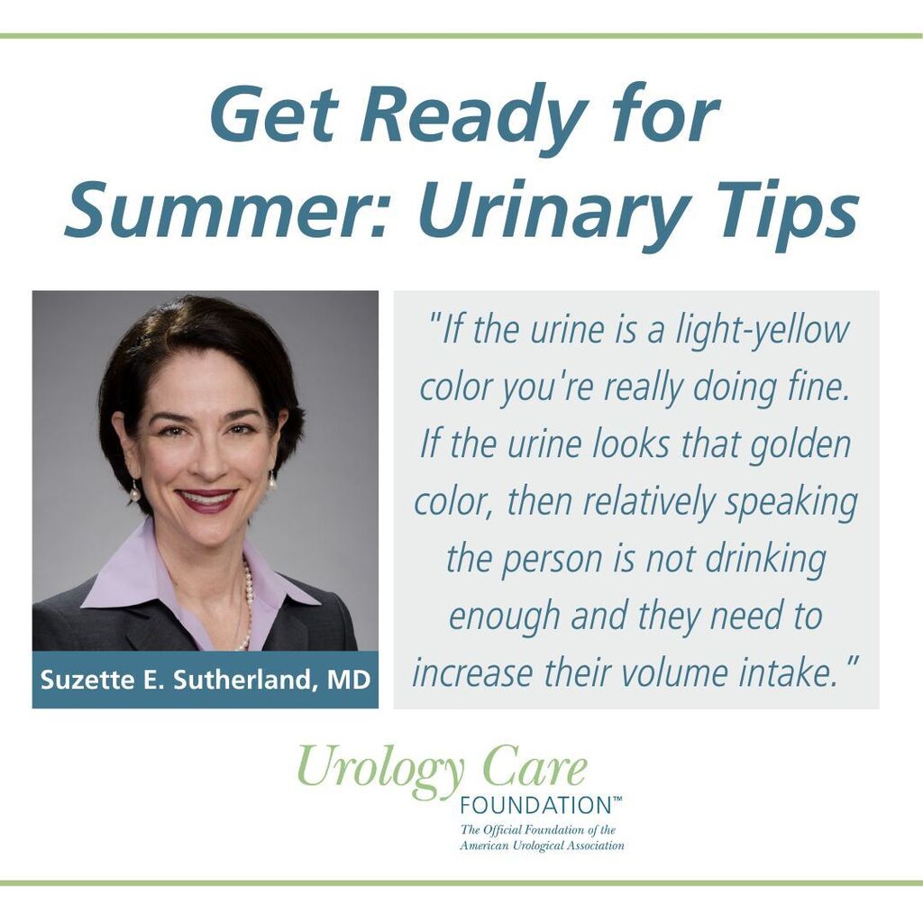 Don't wait! Get your tips on Summer Urinary Care!