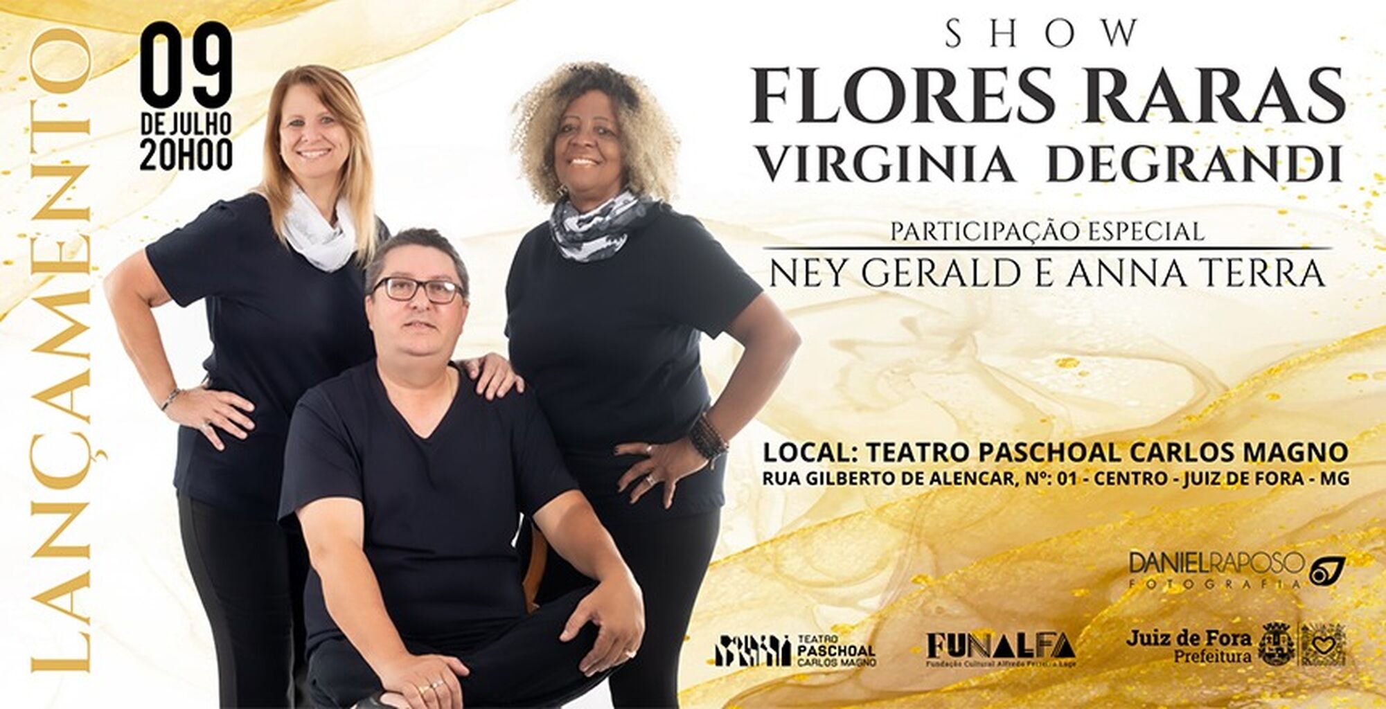 Virg&iacute;nia Degrandi lan&ccedil;a o CD &ldquo;Flores Raras&rdquo;, tendo como convidados Ney Gerald e Anna Terra