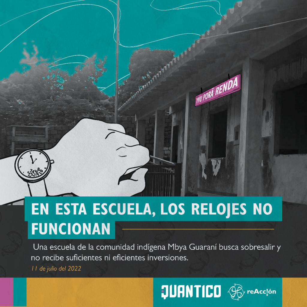 En esta escuela, los relojes no funcionan