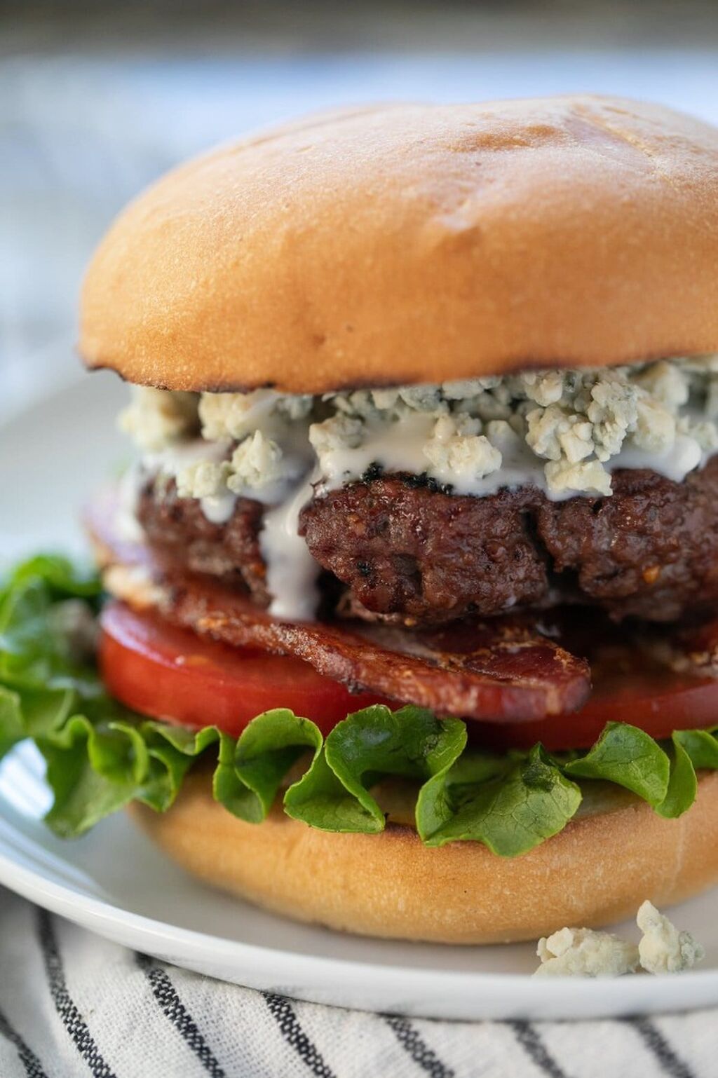 Bleu Cheese Bacon Burgers