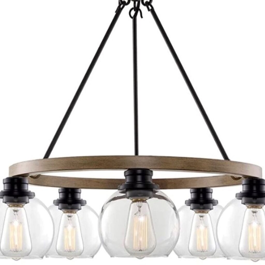 Wagon Wheel Chandelier
