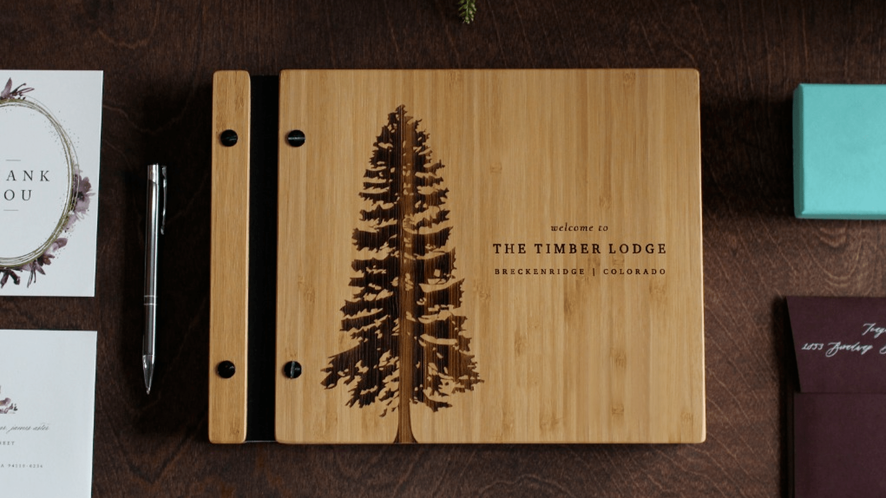 Pine Tree Airbnb Guest Book