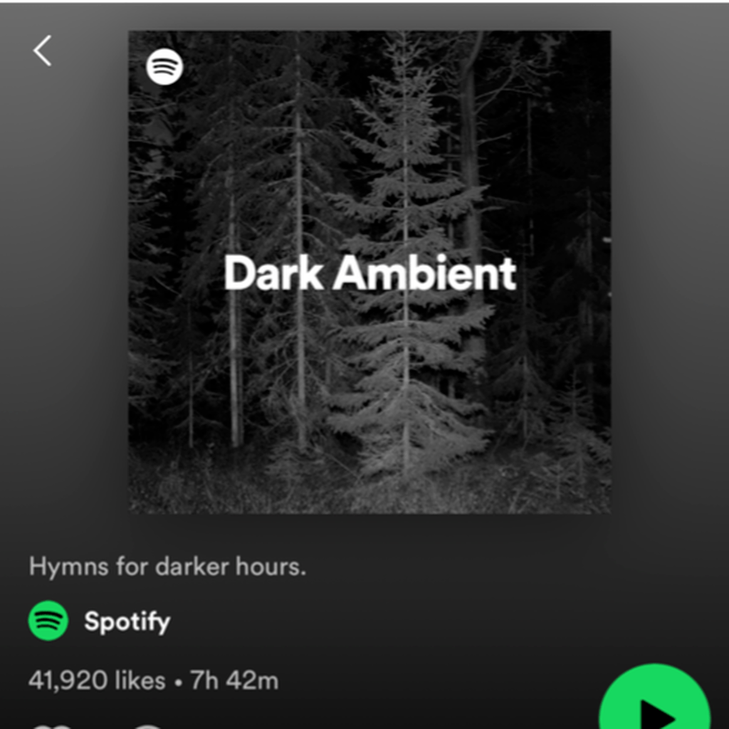 Dark Ambient - Spotify