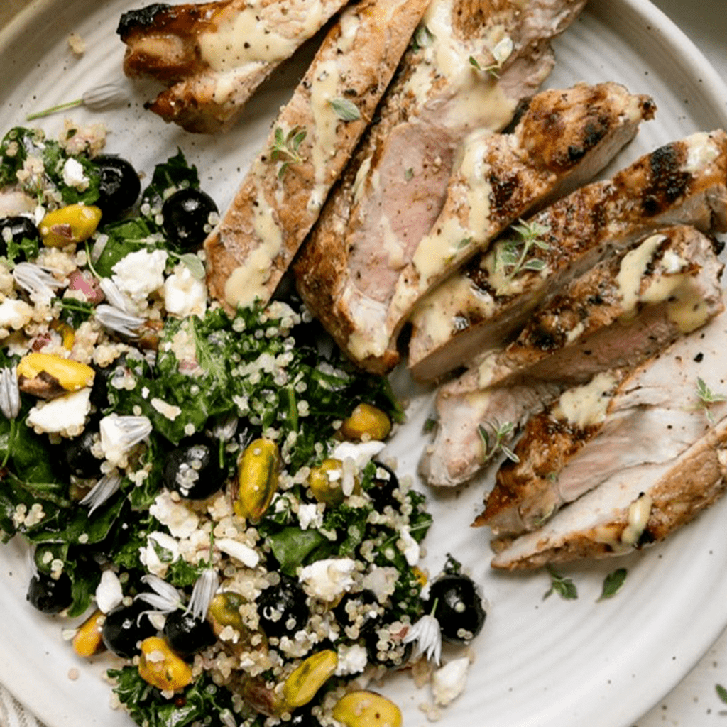 Grilled Honey Garlic Pork Chops