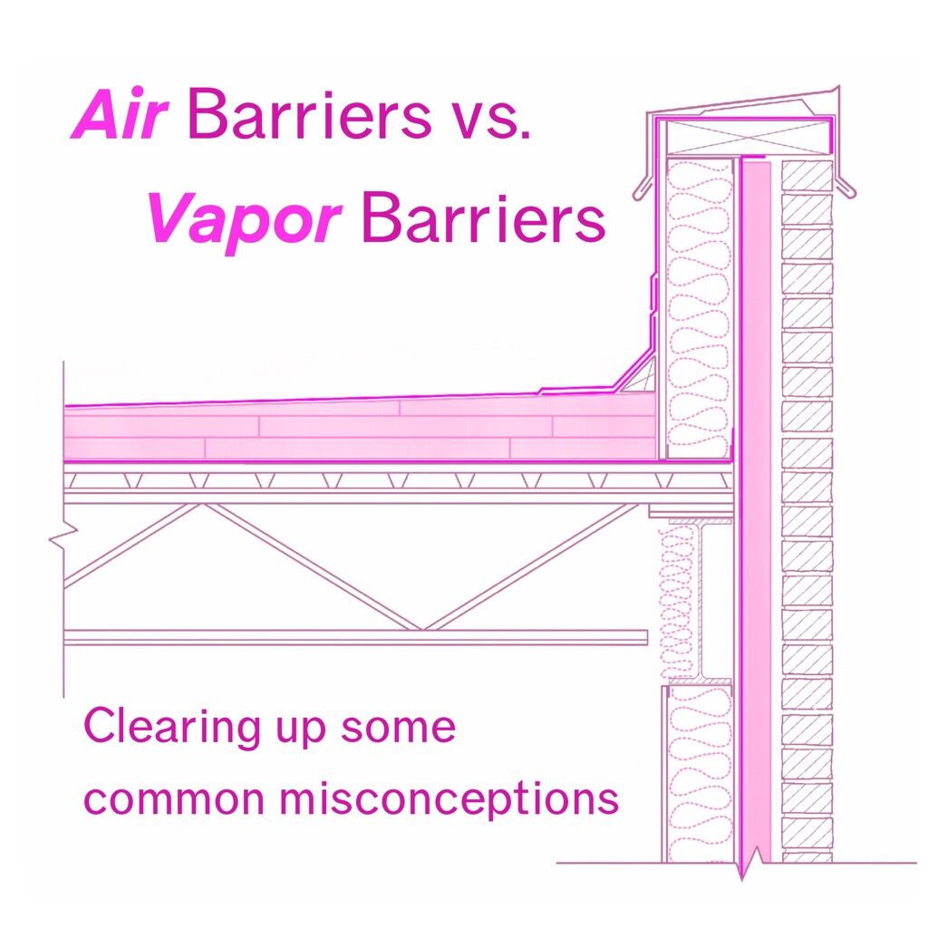 Air Barriers vs Vapor Barriers
