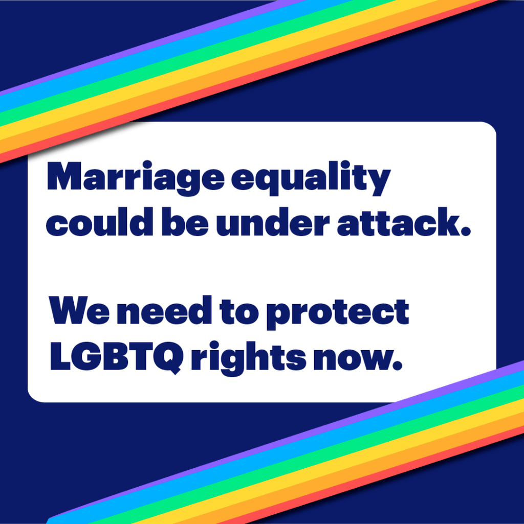 Tell Your Senators to Pass the Respect for Marriage Act!
