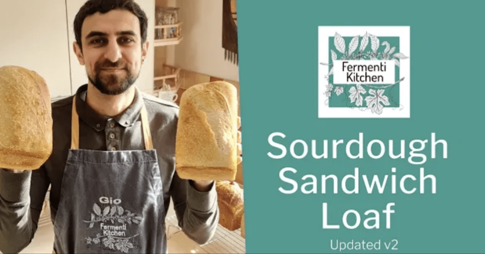 Sourdough sandwich loaf (V2)