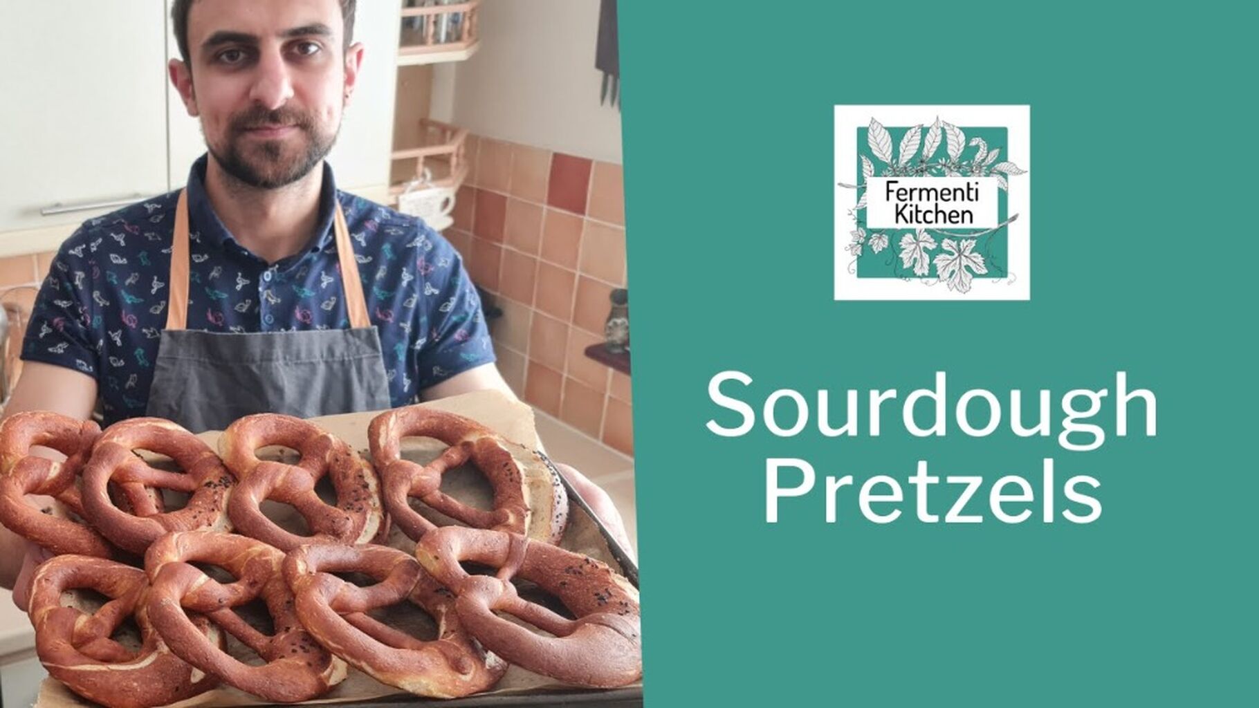 Sourdough pretzels (no lye!)
