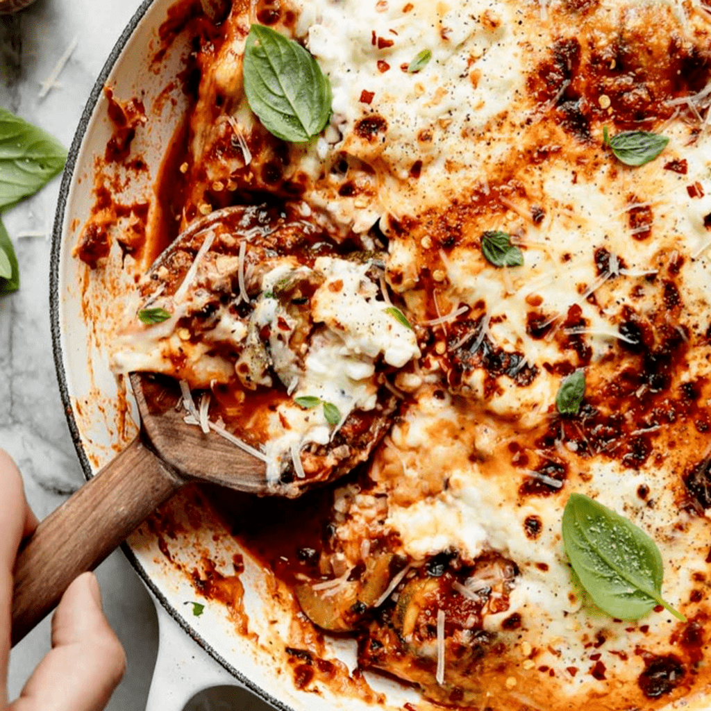 One-Skillet Zucchini Lasagna