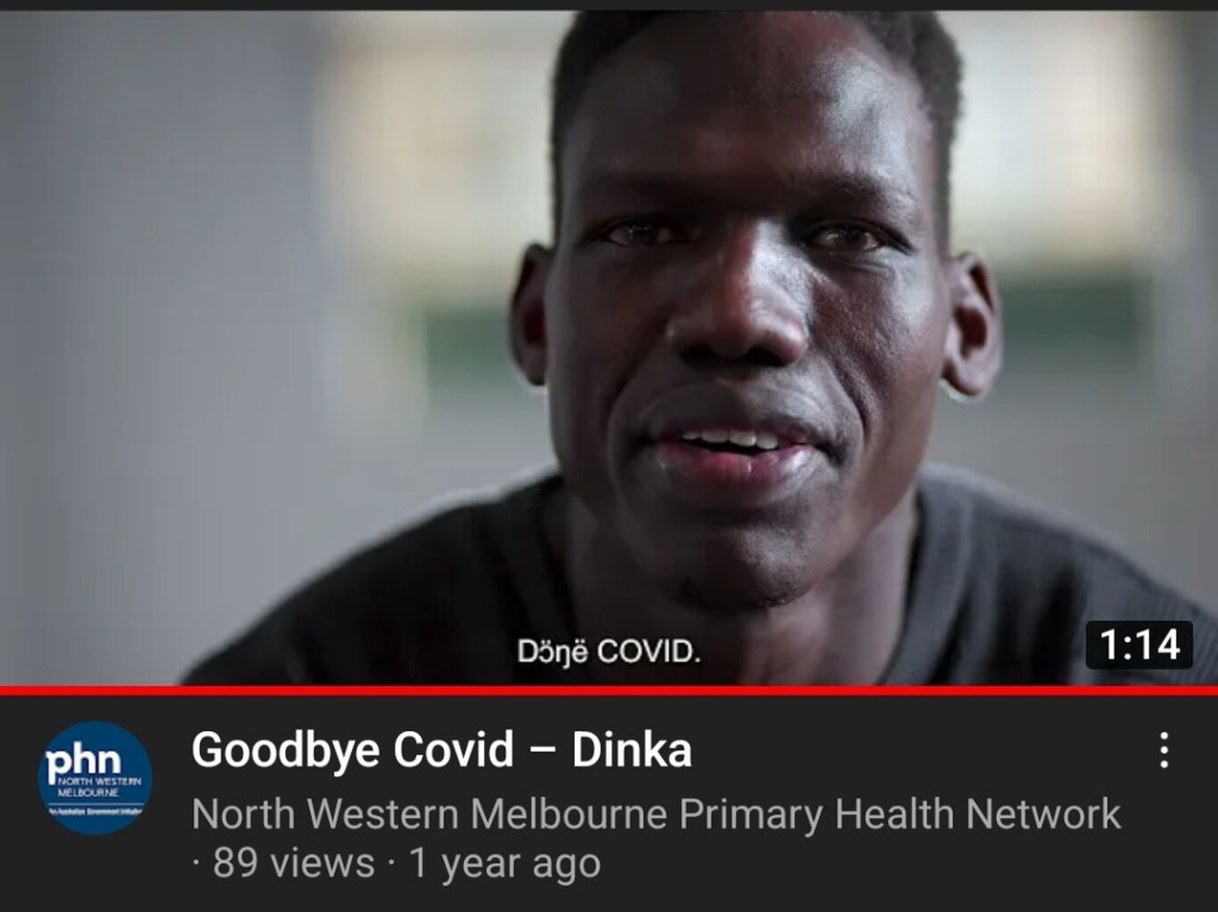 Goodbye Covid19: Dinka Campaign 