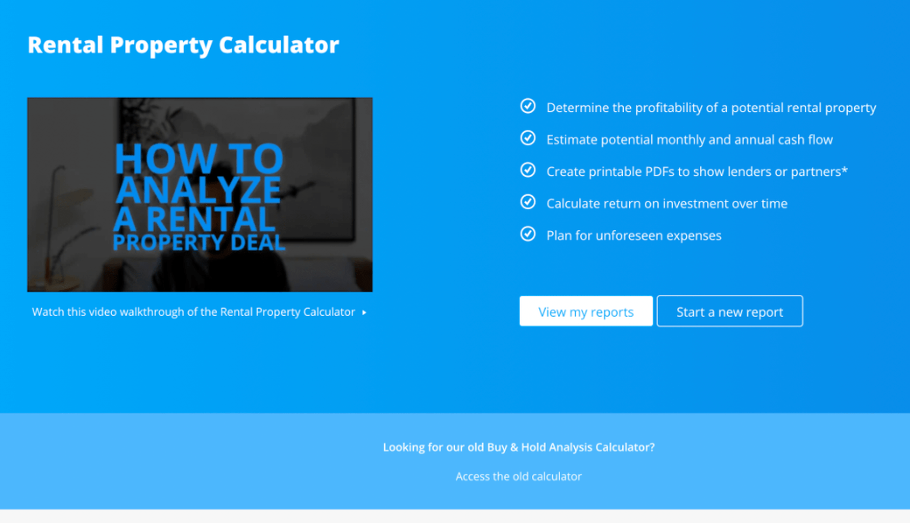 Rental Property Calculator