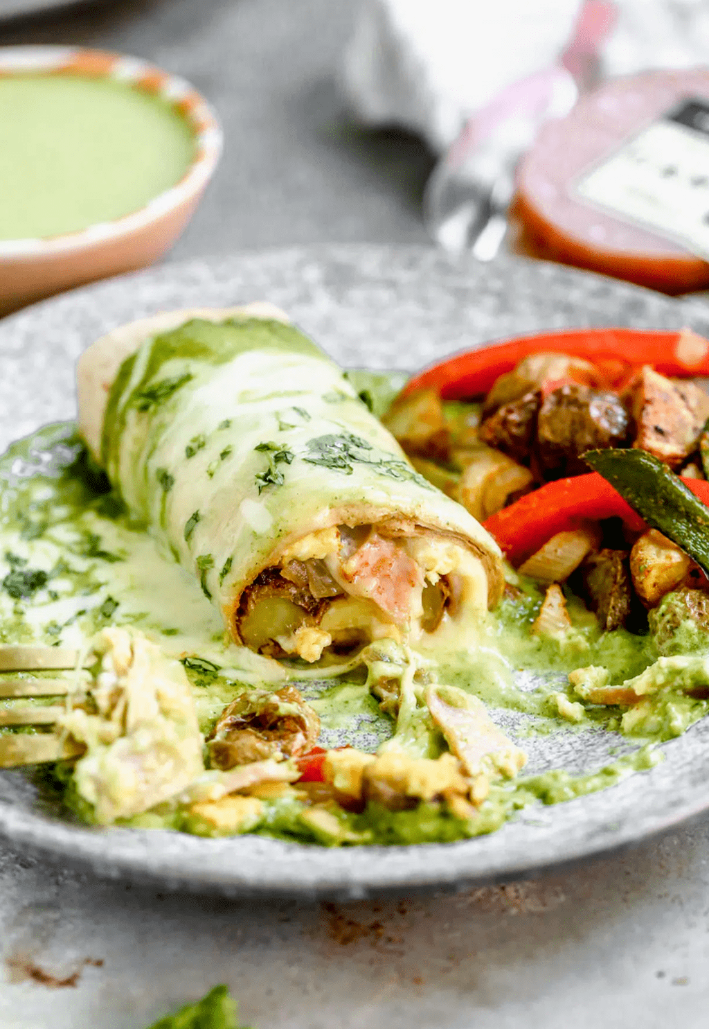 Green Chile Breakfast Burrito