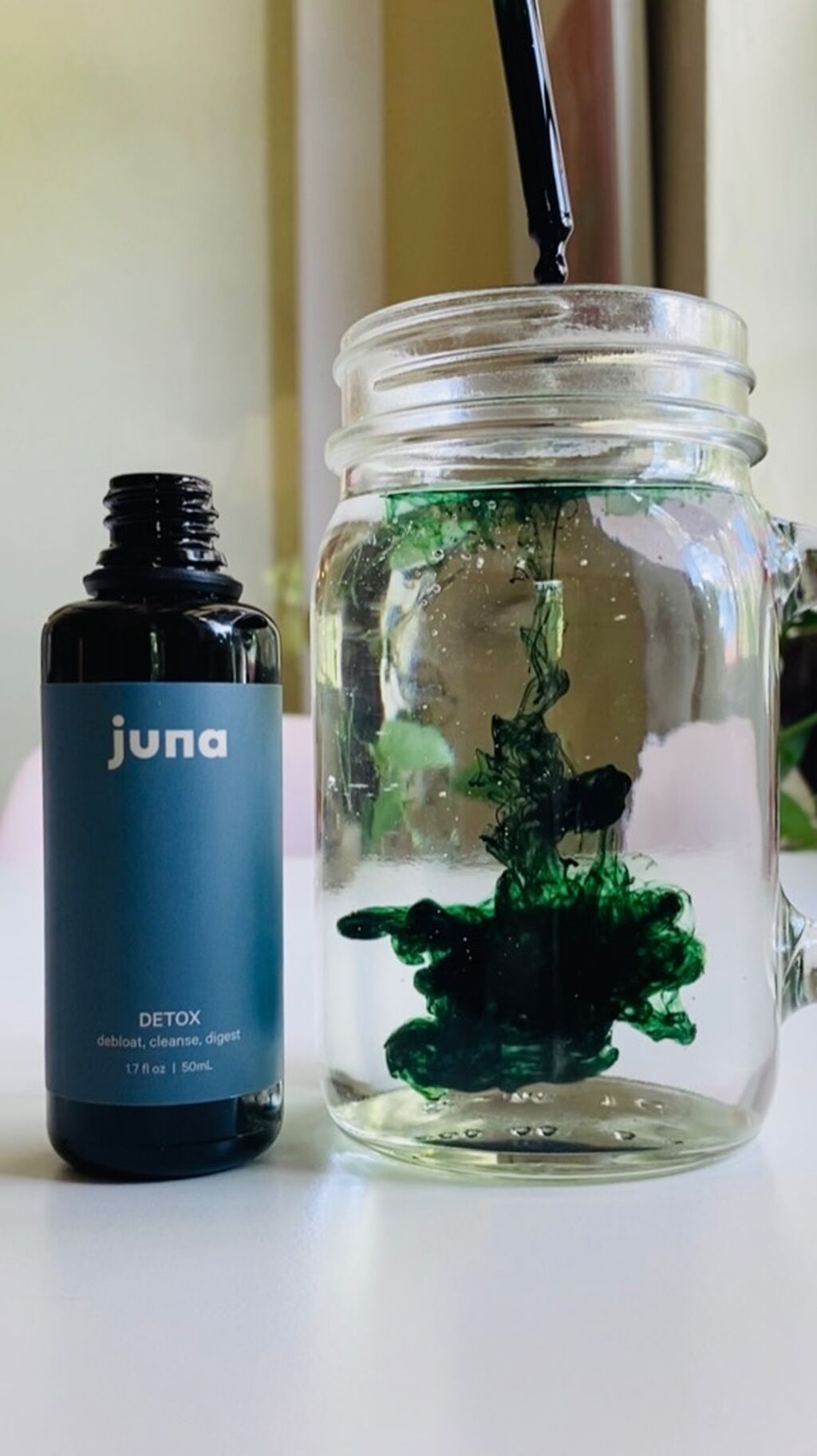 Juna Detox Drops! Love these to power up my water. 