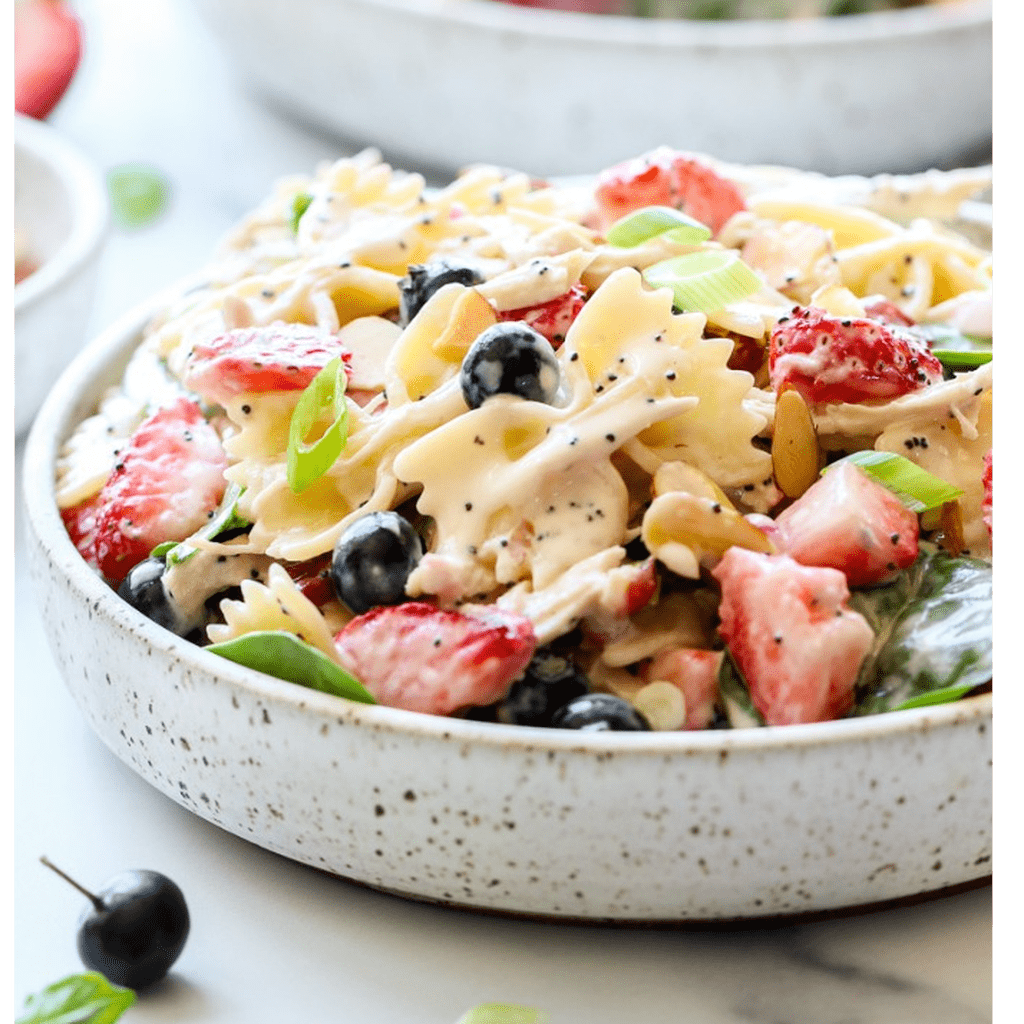 Summer Berry Pasta Salad (reel)