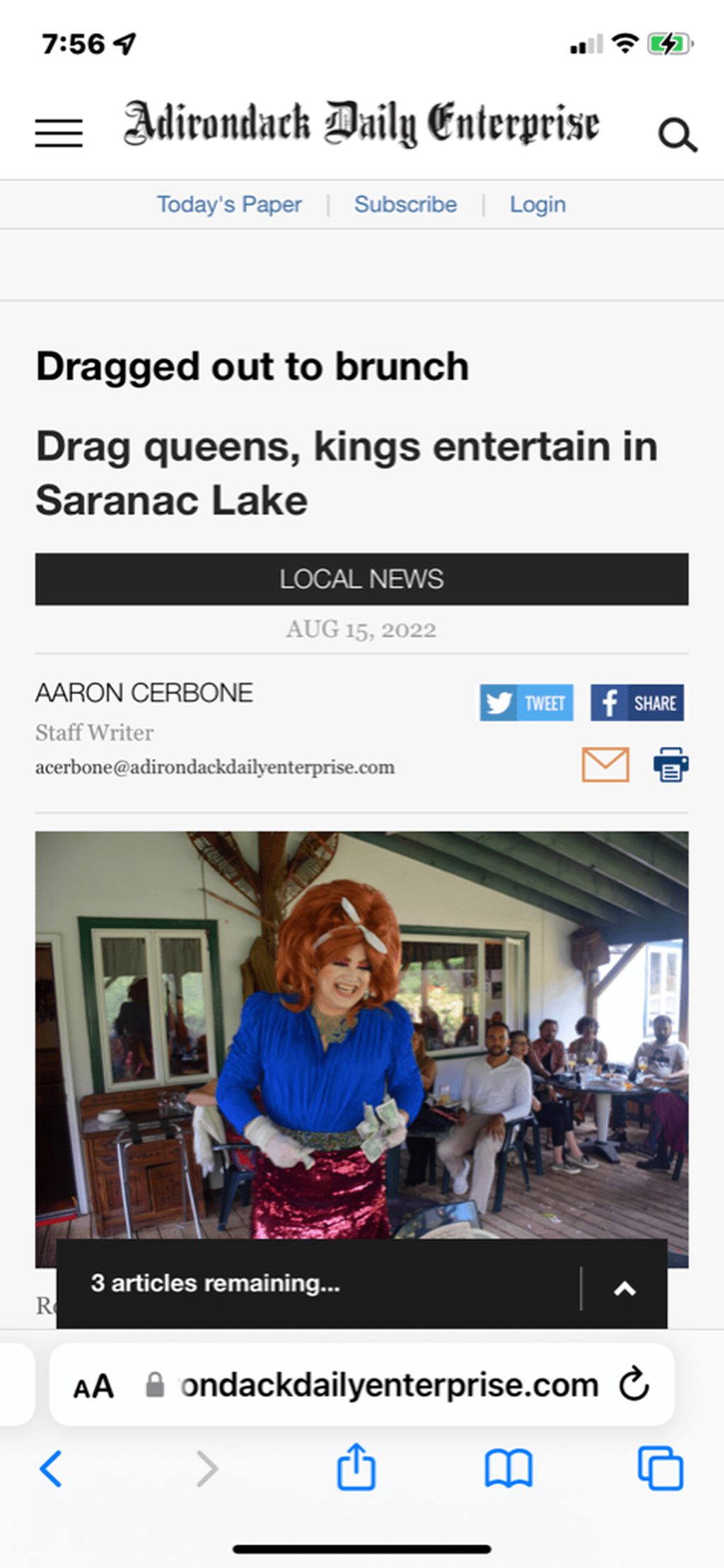 Press Coverage - Saranac Lake, NY