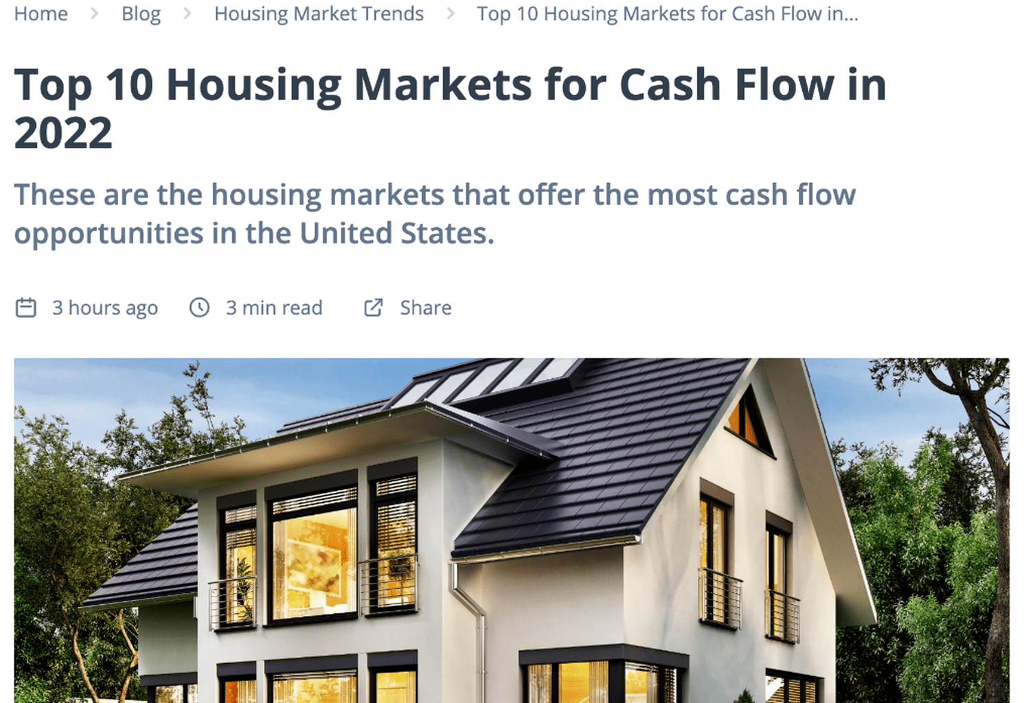 Too 10 Cashflow Markets 