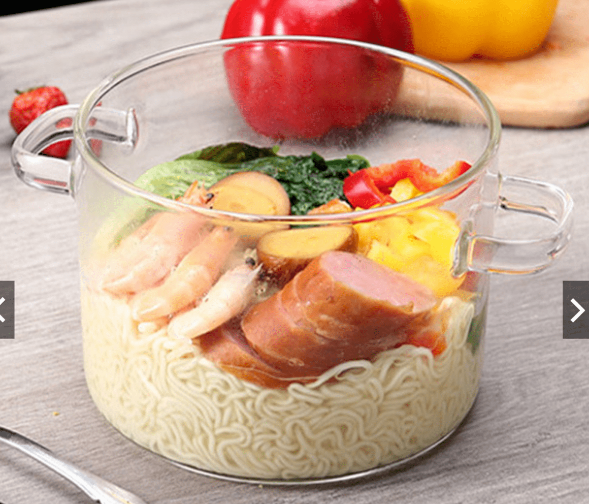 Glass Cooking Pot