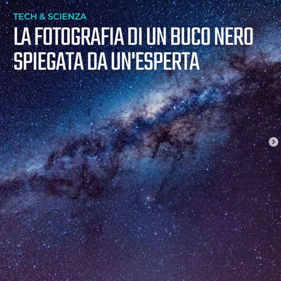 LA FOTOGRAFIA DI UN BUCO NERO SPIEGATA DA UN'ESPERTA