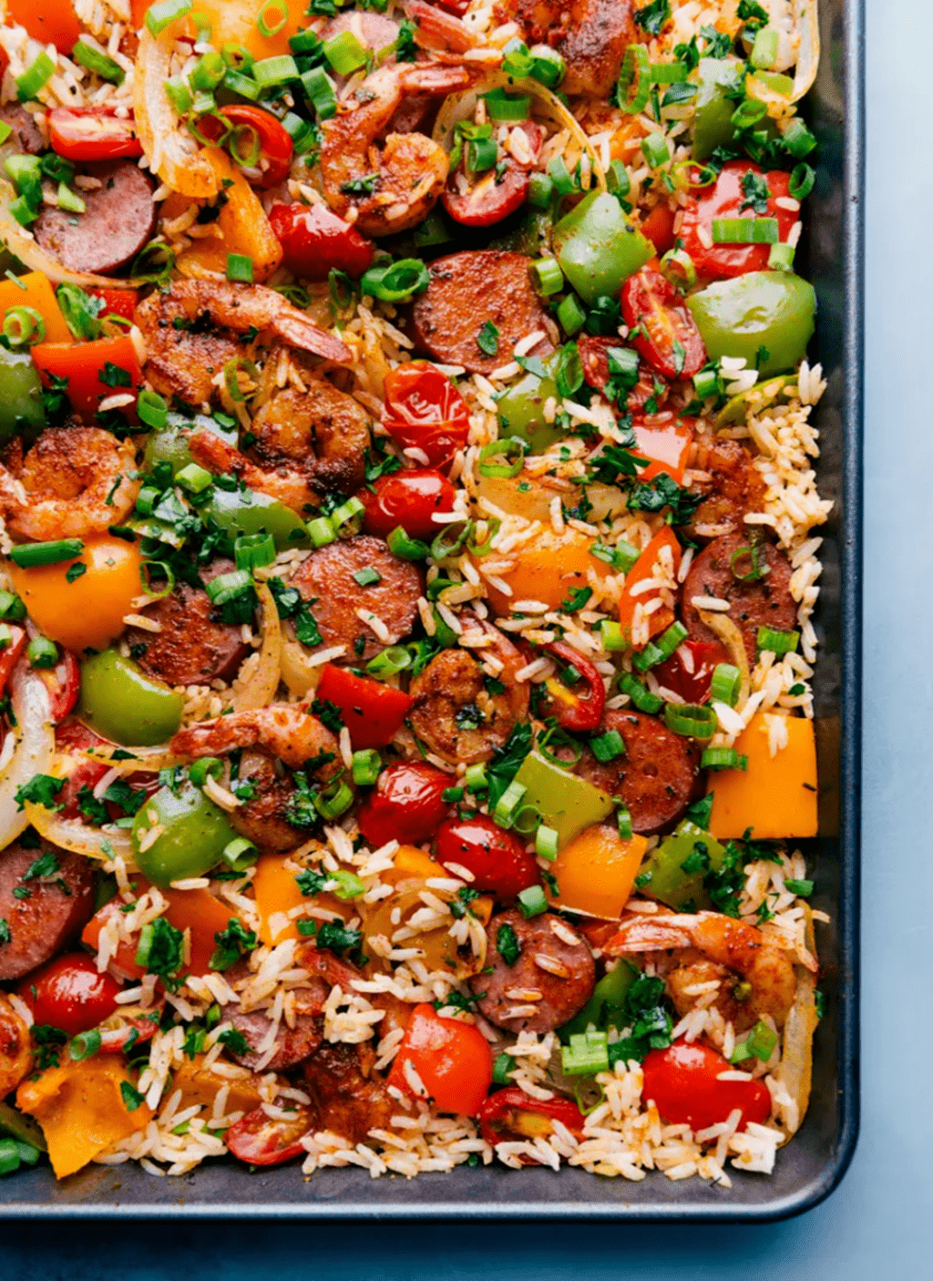 One-Pan Jambalaya (Shrimp & Sausage!)