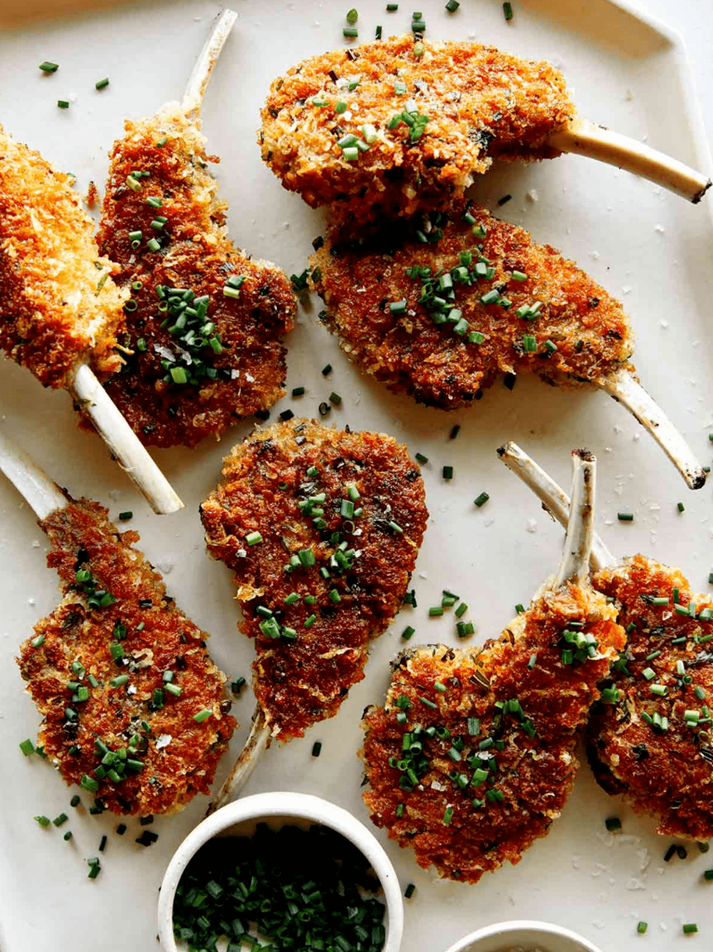 Panko-Crusted Lamb Chops