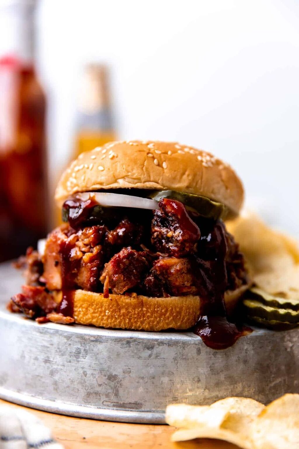 Smoked BBQ Beef Sandwiches