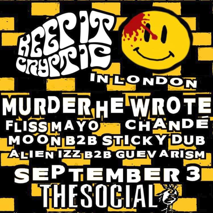 Tickets: Keep It Cryptic w/ Murder He Wrote & More @ The Social (LDN) 