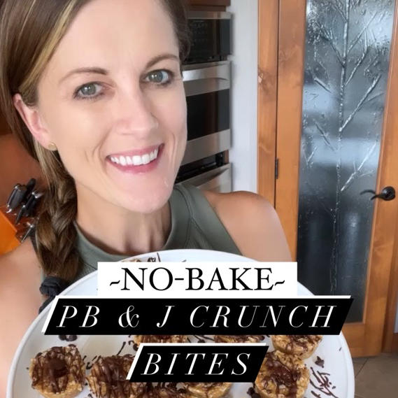 No-Bake PB & J Crunch Bites