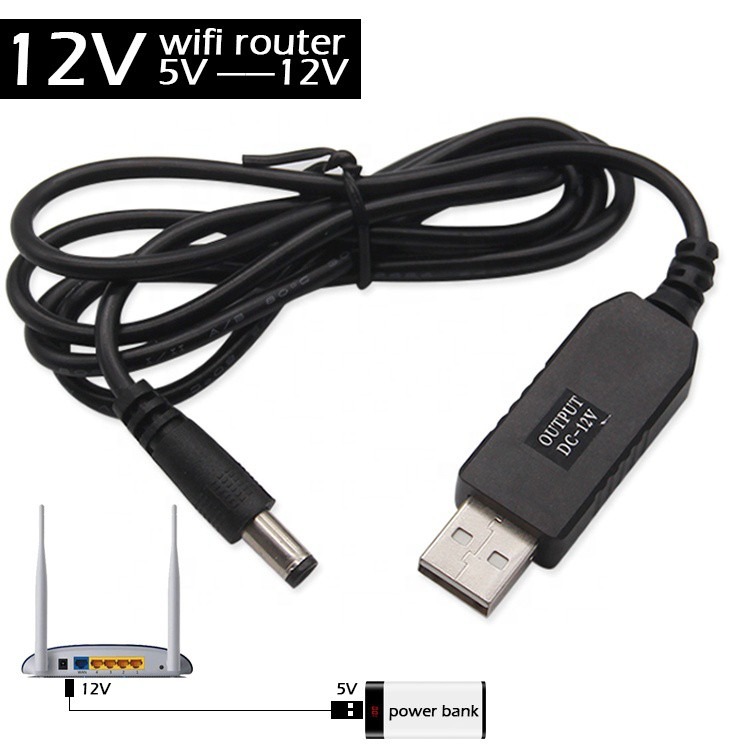 WIFI Router to Powerbank Converter 5v to 12v P35