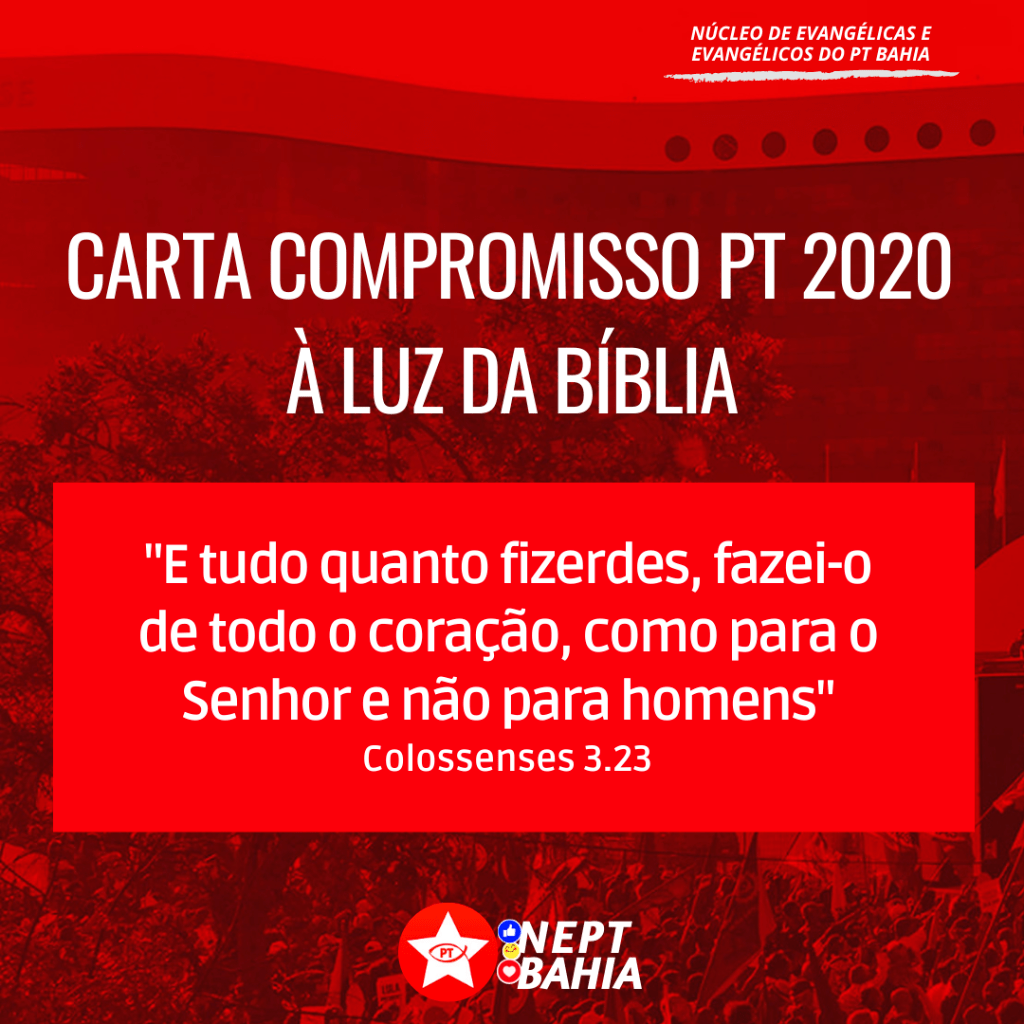 Compromissos do PT &agrave; luz da B&iacute;blia - Baixe nossa publica&ccedil;&atilde;o! 